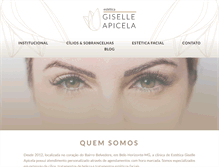 Tablet Screenshot of giselleapicela.com